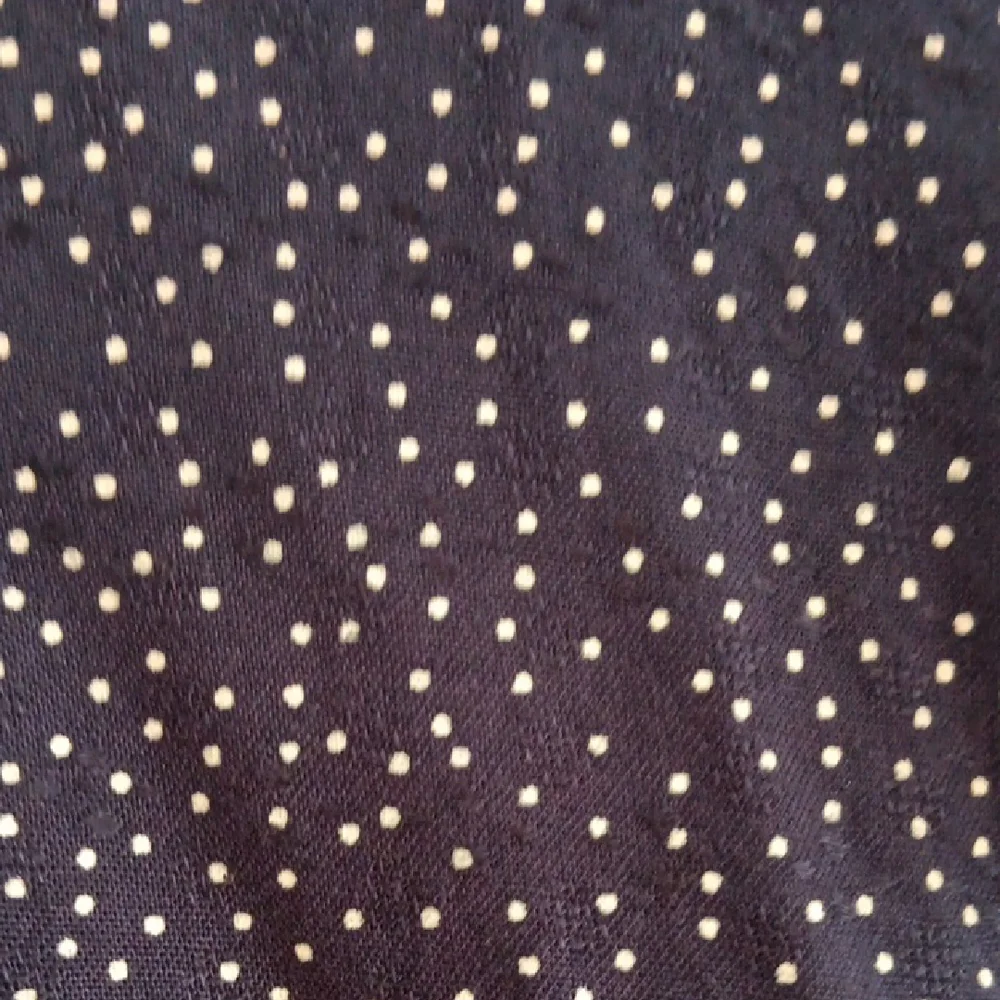 Urban Outfitters Dark Blue Polka Dot Blouse
